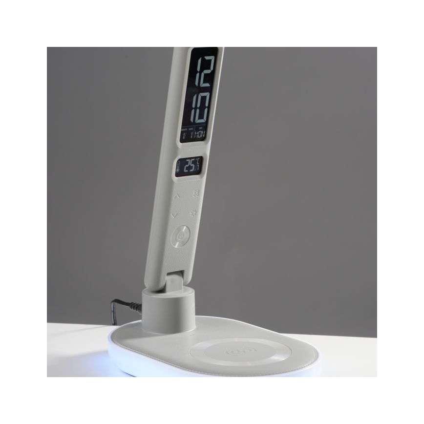 JUST LIGHT. 11018-16 - LED RGBW Tamsinama jutiklinė stalinė lempa su belaidžiu įkrovimu TINA LED/4W/230V balta
