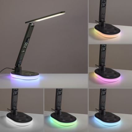 JUST LIGHT. 11018-18 - LED RGBW LED Reguliuojama jutiklinė stalinė lempa su belaidžiu įkrovikliu TINA LED/4W/230V