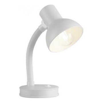 JUST LIGHT. 11080-16 - Lanksti stalo lempa FLEXI 1xE27/25W/230V balta