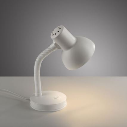 JUST LIGHT. 11080-16 - Lankstus stalinis šviestuvas FLEXI 1xE27/25W/230V baltas