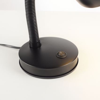 JUST LIGHT. 11080-18 - Lanksčioji stalinė lempa FLEXI 1xE27/25W/230V juoda