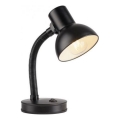 JUST LIGHT. 11080-18 - Lanksti staline lempa FLEXI 1xE27/25W/230V juoda