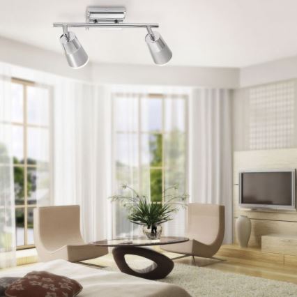 JUST LIGHT. 11229-17 - LED akcentinis šviestuvas DALLI 2xLED/3,5W/230V blizgus chromas