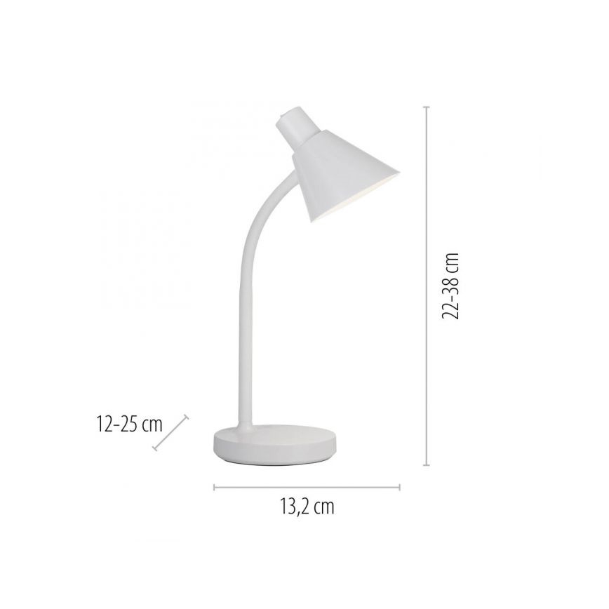 JUST LIGHT. 11248-16 - LED lanksti stalo lempa PIXIE LED/4,5W/230V balta