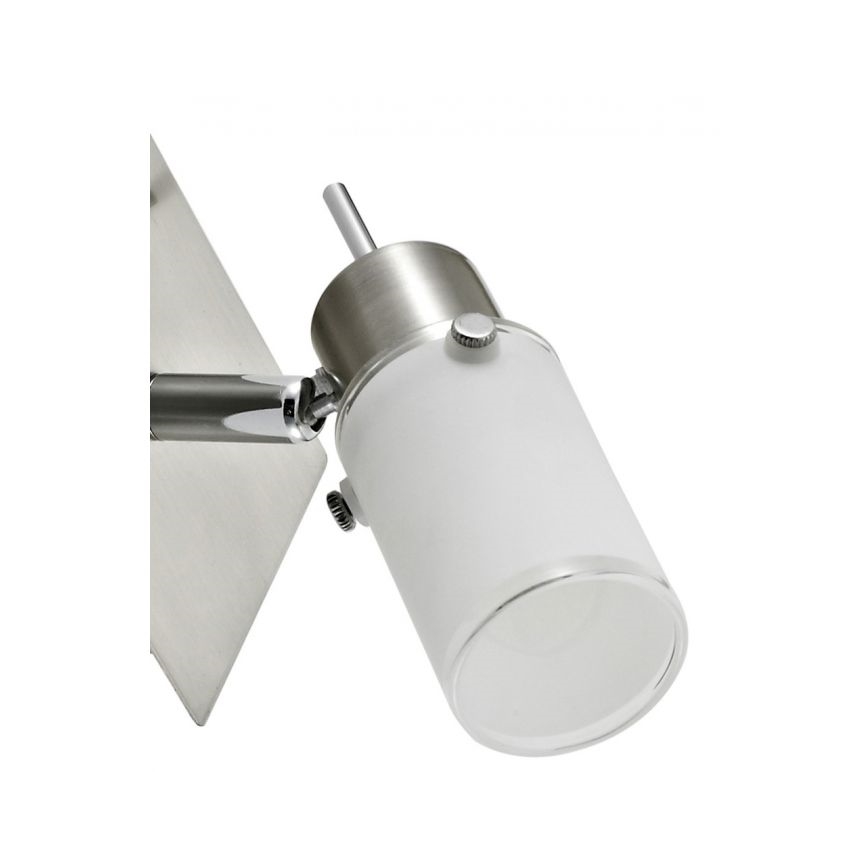 JUST LIGHT. 11931-55 - LED sieninis akcentinis šviestuvas MAX 1xGU10/4W/230V matinis chromas