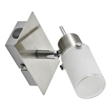 JUST LIGHT. 11931-55 - LED sieninis akcentinis šviestuvas MAX 1xGU10/4W/230V matinis chromas
