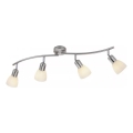 JUST LIGHT. 11954-55 - Taškinis šviestuvas KARO 4xE14/40W/230V matinis chromas