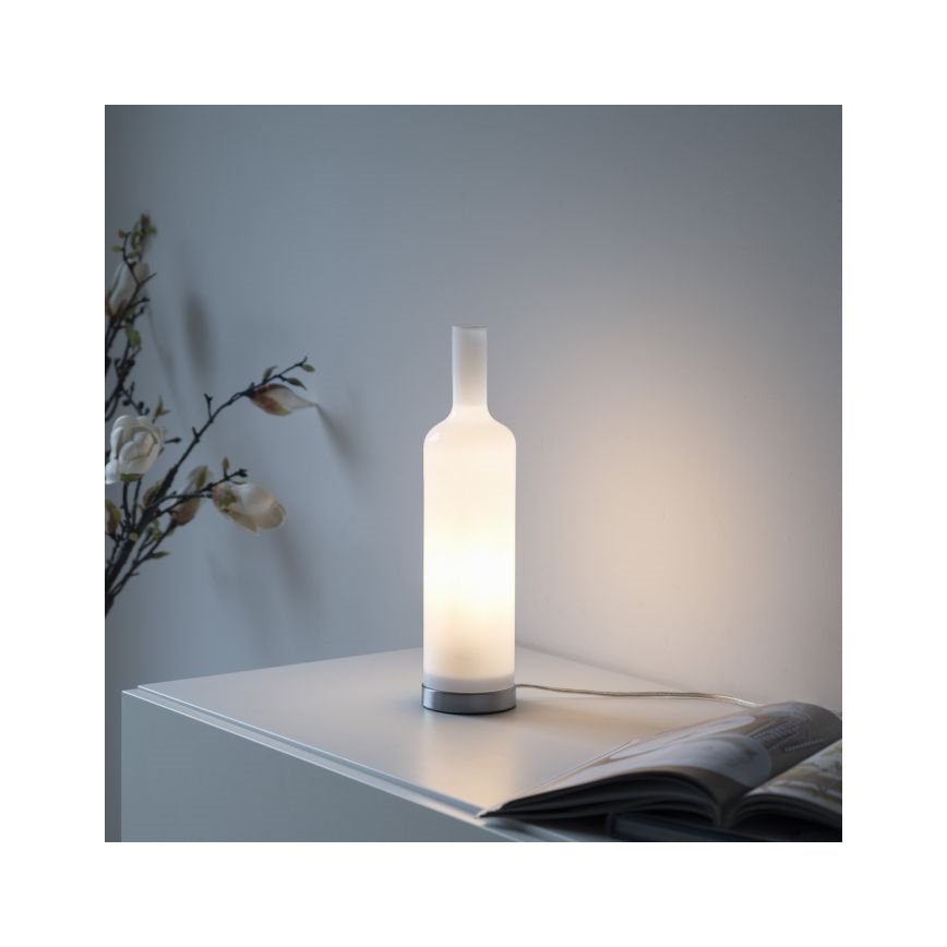 JUST LIGHT. 14006-16 - Stalinis šviestuvas BOTTLE 1xE14/25W/230V baltas