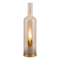 JUST LIGHT. 14006-27 - Stalinis šviestuvas BOTTLE 1xE14/25W/230V smėlinė/dūminė