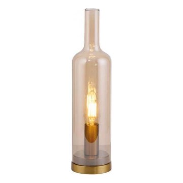 JUST LIGHT. 14006-27 - Stalinis šviestuvas BOTTLE 1xE14/25W/230V smėlinė/dūminė