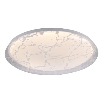 JUST LIGHT. 14008-16 - Dimeriuojamas LED lubų šviestuvas ART PLAFO LED/20W/230V 2700-6500K, skersmuo 38 cm, balta + nuotolinis valdymas