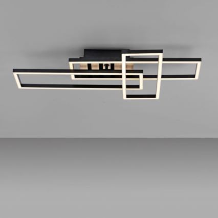 JUST LIGHT. 14051-79 - LED lubinis šviestuvas AKUSTIKA LED/20,5W/230V ąžuolas/juoda