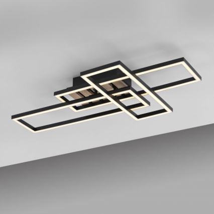 JUST LIGHT. 14051-79 - LED lubinis šviestuvas AKUSTIKA LED/20,5W/230V ąžuolas/juoda