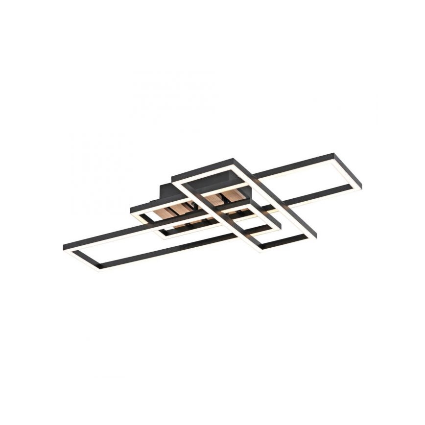 JUST LIGHT. 14051-79 - LED lubinis šviestuvas AKUSTIKA LED/20,5W/230V ąžuolas/juoda