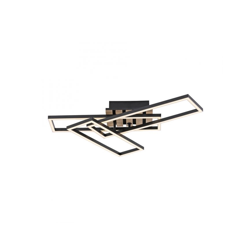 JUST LIGHT. 14051-79 - LED lubinis šviestuvas AKUSTIKA LED/20,5W/230V ąžuolas/juoda