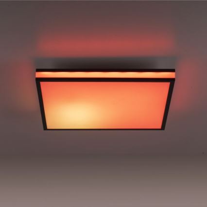 JUST LIGHT. 14110-18 - LED RGBW Reguliuojamas lubinis šviestuvas MARIO BLACK LED/19,5W/230V 2700-5000K + nuotolinio valdymo pultas