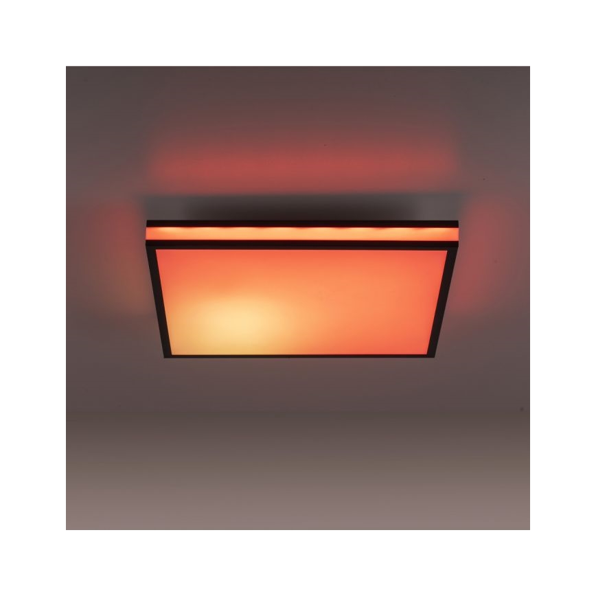 JUST LIGHT. 14110-18 - LED RGBW Reguliuojamas lubinis šviestuvas MARIO BLACK LED/19,5W/230V 2700-5000K + nuotolinio valdymo pultas