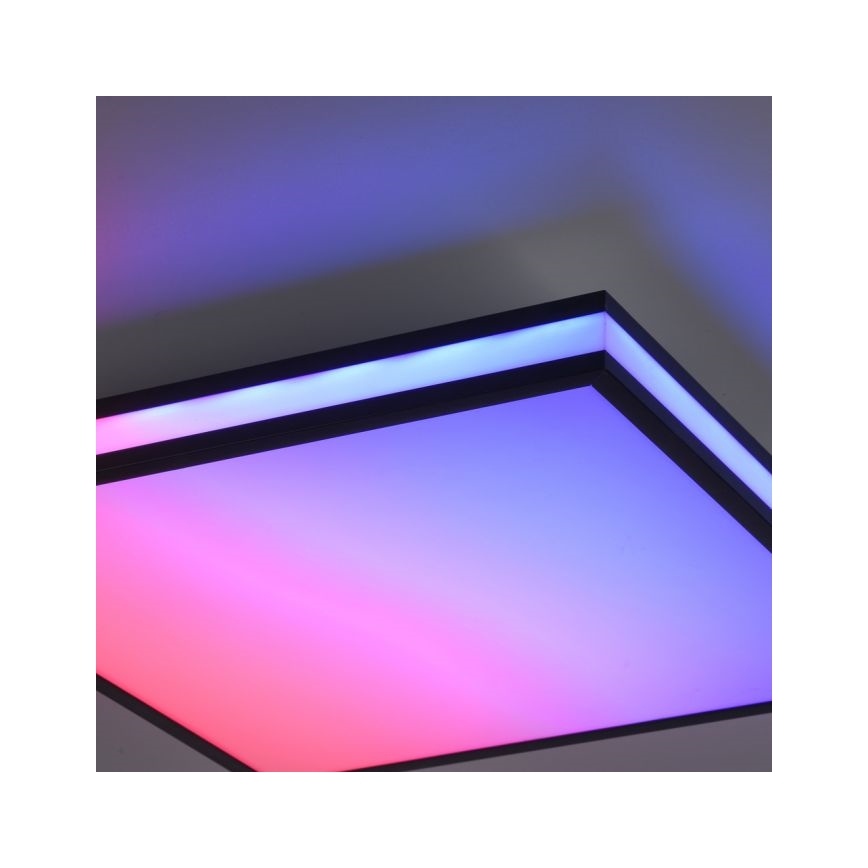 JUST LIGHT. 14110-18 - LED RGBW Reguliuojamas lubinis šviestuvas MARIO BLACK LED/19,5W/230V 2700-5000K + nuotolinio valdymo pultas