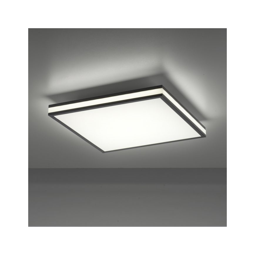 JUST LIGHT. 14110-18 - LED RGBW Reguliuojamas lubinis šviestuvas MARIO BLACK LED/19,5W/230V 2700-5000K + nuotolinio valdymo pultas