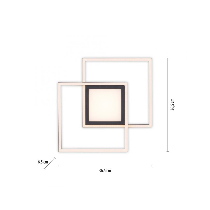 JUST LIGHT. 14144-18 - LED lubinis šviestuvas ASMIN LED/26W/230V