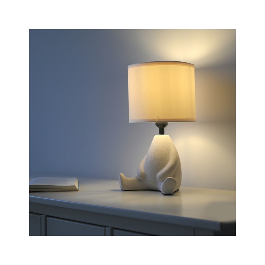 JUST LIGHT. 14190-39 - Stalo lempa TED 1xE27/25W/230V smėlinė