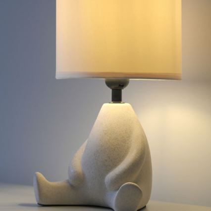 JUST LIGHT. 14190-39 - Stalo lempa TED 1xE27/25W/230V smėlinė