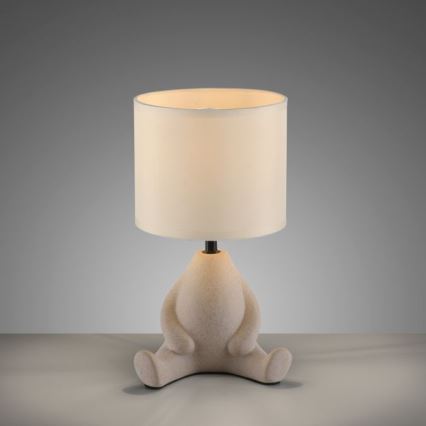 JUST LIGHT. 14190-39 - Stalo lempa TED 1xE27/25W/230V smėlinė