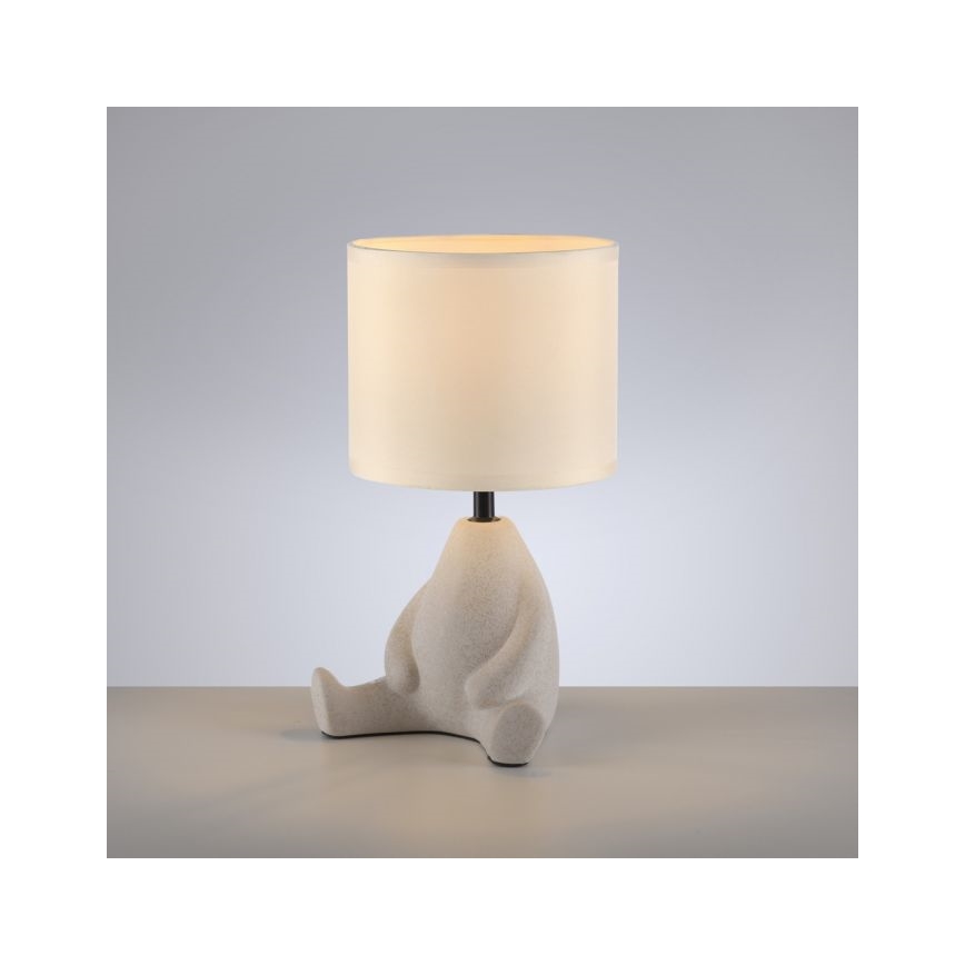JUST LIGHT. 14190-39 - Stalo lempa TED 1xE27/25W/230V smėlinė