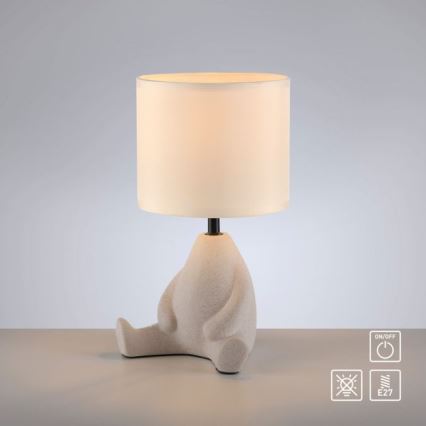 JUST LIGHT. 14190-39 - Stalo lempa TED 1xE27/25W/230V smėlinė
