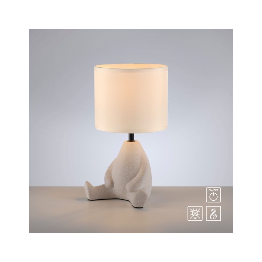 JUST LIGHT. 14190-39 - Stalo lempa TED 1xE27/25W/230V smėlinė