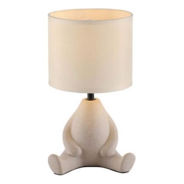 JUST LIGHT. 14190-39 - Stalo lempa TED 1xE27/25W/230V smėlio spalvos