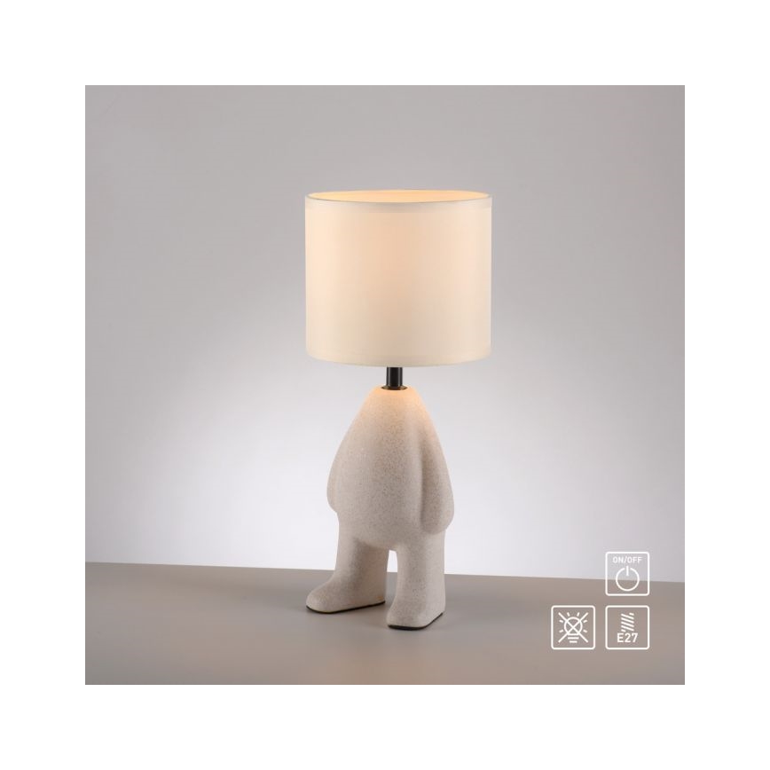 JUST LIGHT. 14191-39 - Stalinis šviestuvas TED 1xE27/25W/230V smėlinė