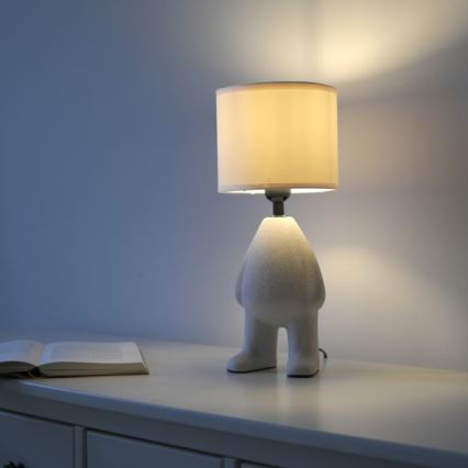 JUST LIGHT. 14191-39 - Stalo lempa TED 1xE27/25W/230V bežinė