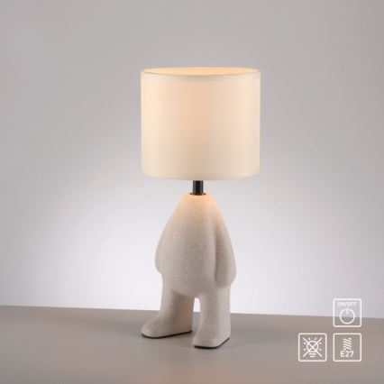 JUST LIGHT. 14191-39 - Stalo lempa TED 1xE27/25W/230V bežinė