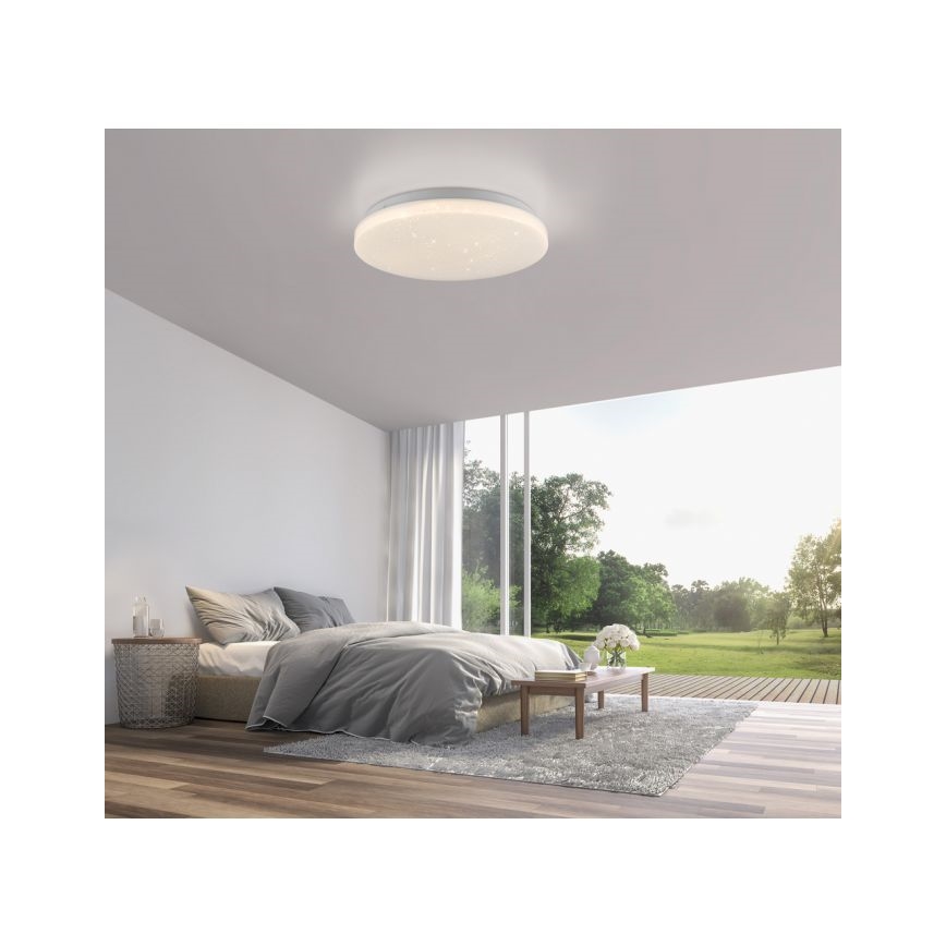 JUST LIGHT. 14275-16 - LED lubinis šviestuvas URANUS LED/10W/230V diametras 26 cm balta