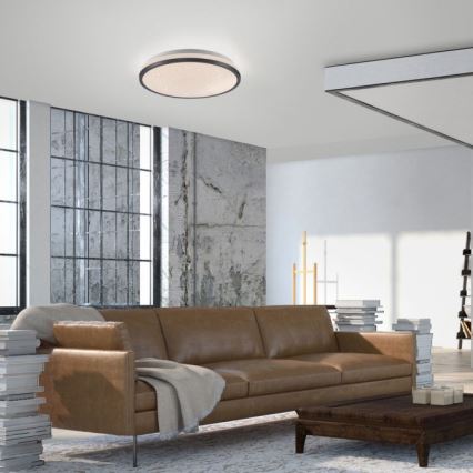 JUST LIGHT. 14293-18 - LED Pritemdomas lubinis šviestuvas KYLE LED/10W/230V diametras 28 cm juoda