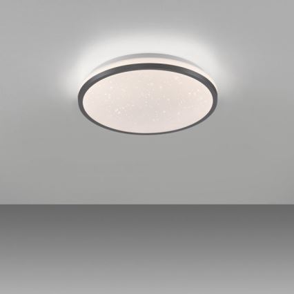 JUST LIGHT. 14293-18 - LED Pritemdomas lubinis šviestuvas KYLE LED/10W/230V diametras 28 cm juoda