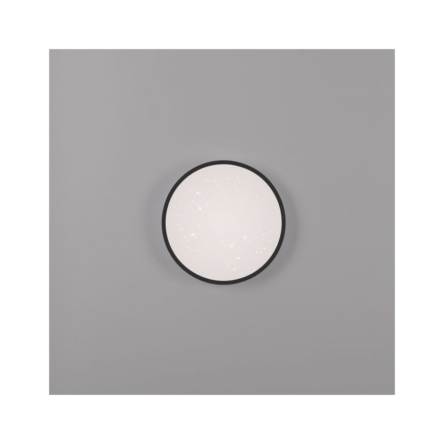 JUST LIGHT. 14293-18 - LED Pritemdomas lubinis šviestuvas KYLE LED/10W/230V diametras 28 cm juoda