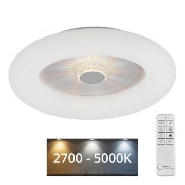 JUST LIGHT. 14383-16 - LED Pritemdomas lubinis šviestuvas VERTIGO LED/26W/230V 2700-5000K balta + nuotolinio valdymo pultas