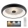 JUST LIGHT. 14384-18 - LED Pritemdomas lubinis šviestuvas VERTIGO LED/29W/230V 2700-5000K juoda + nuotolinio valdymo pultas