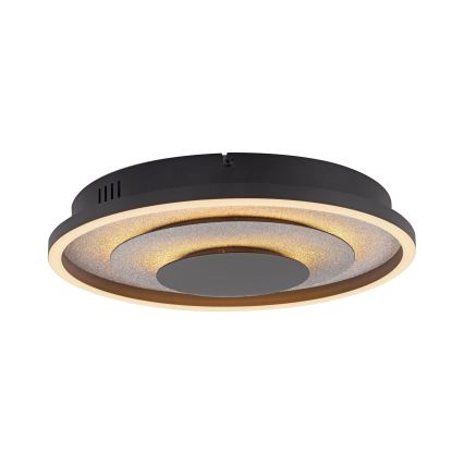 JUST LIGHT. 14409-21 - LED lubų šviestuvas GLITTY LED/22W/230V skers. 40 cm juoda