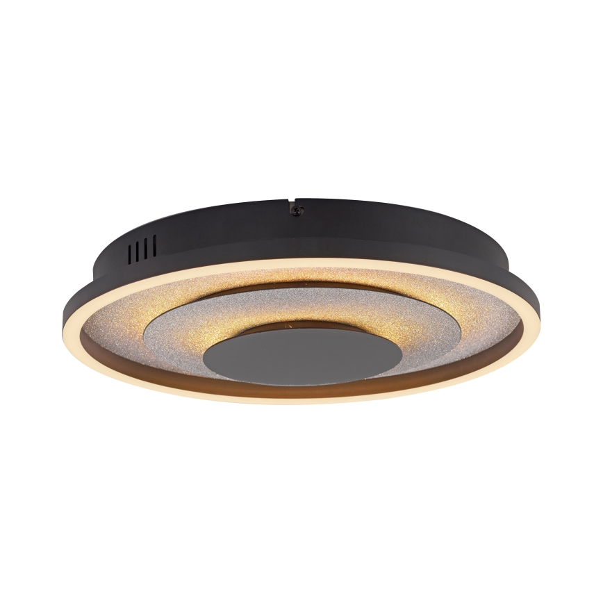 JUST LIGHT. 14409-21 - LED lubų šviestuvas GLITTY LED/22W/230V skers. 40 cm juoda