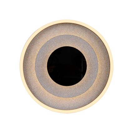 JUST LIGHT. 14409-21 - LED lubų šviestuvas GLITTY LED/22W/230V skers. 40 cm juoda