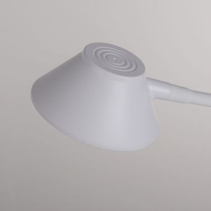 JUST LIGHT. 14414-16 - LED reguliuojamo ryškumo lanksčioji jutiklinė stalinė lempa su belaidžiu įkrovimu PUCKI LED/4,5W/230V balta