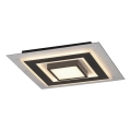 JUST LIGHT. 14439-21 - LED lubinis šviestuvas CICHIO LED/18,5W/230V + LED/9W 40x40 cm juodas