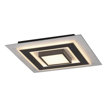 JUST LIGHT. 14439-21 - LED lubinis šviestuvas CICHIO LED/18,5W/230V + LED/9W 40x40 cm juodas
