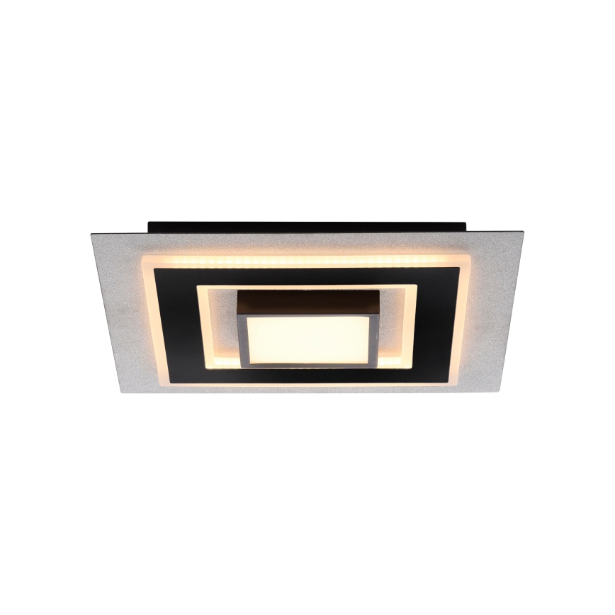 JUST LIGHT. 14439-21 - LED lubinis šviestuvas CICHIO LED/18,5W/230V + LED/9W 40x40 cm juodas