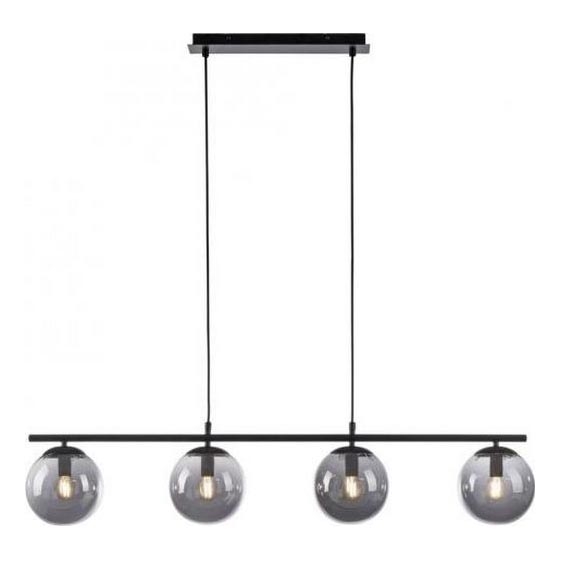 JUST LIGHT. 14604-18 - Pakabinamas sietynas WIDOW 4xE14/25W/230V juoda
