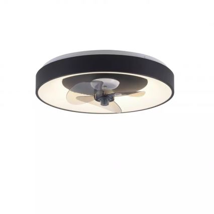 JUST LIGHT. 14644-18 - LED Pritemdomas lubinis šviestuvas su ventiliatoriumi VENIKA LED/36W/230V diametras 48,6 cm 2700-5000K + nuotolinio valdymo pultas
