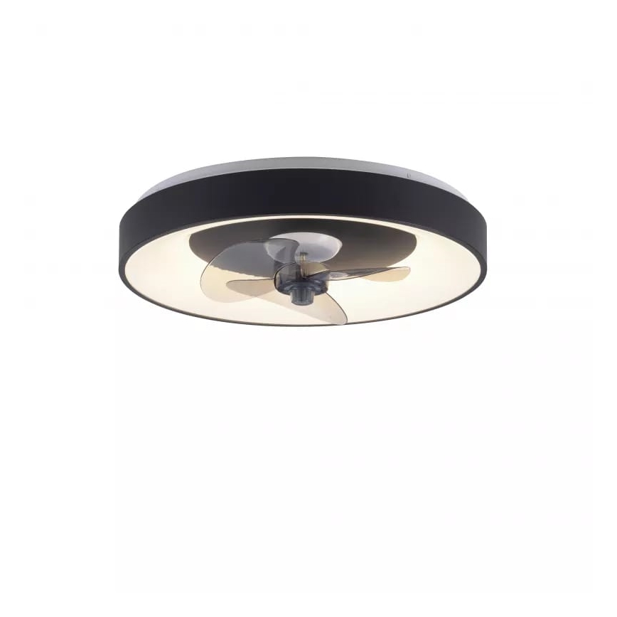 JUST LIGHT. 14644-18 - LED Pritemdomas lubinis šviestuvas su ventiliatoriumi VENIKA LED/36W/230V diametras 48,6 cm 2700-5000K + nuotolinio valdymo pultas